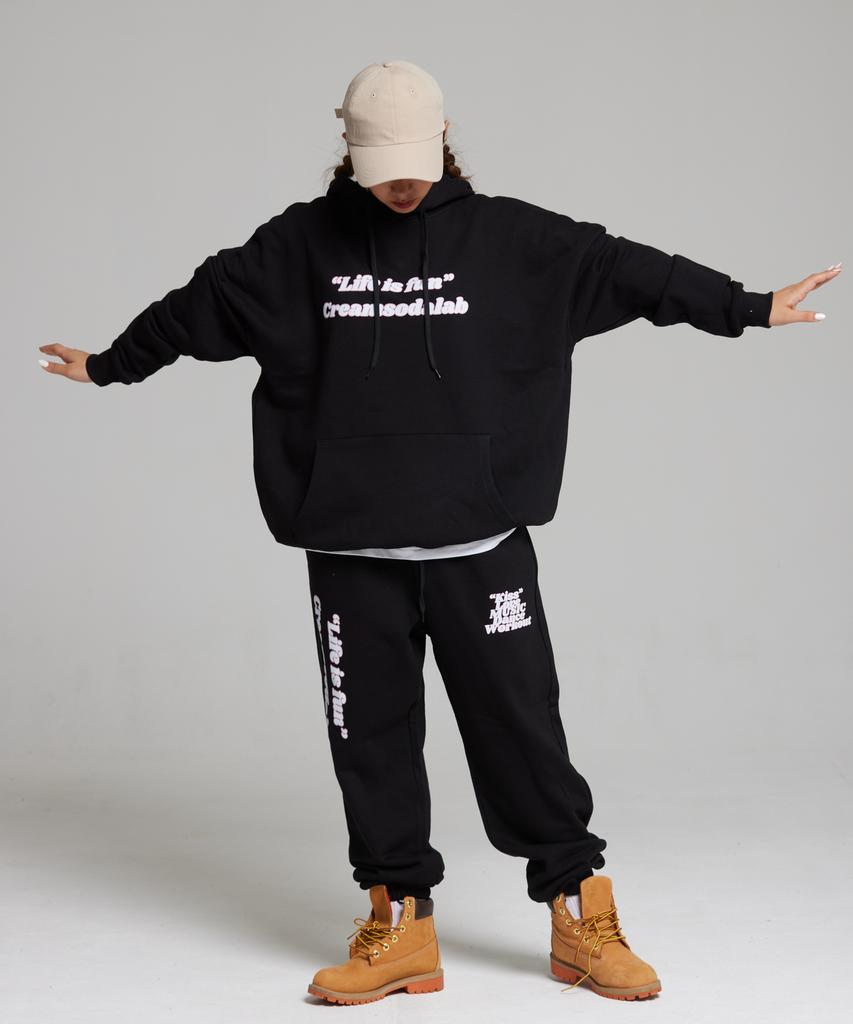 CREAM SODA LAB Slogan Hoodie Training Set