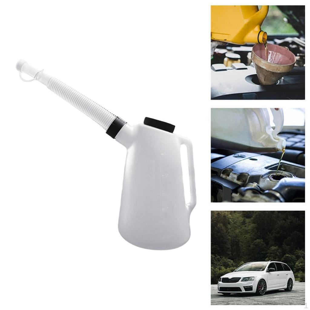 Engine Oil Dispenser Jug with Handle for Car And Motorcycle Use