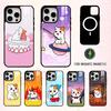 Lovely O-Oruchuban Ebichu Phone Case For iPhone17,16,15,14,13,12,11 Plus,Pro Max Magnetic For Magsafe Wireless Charging