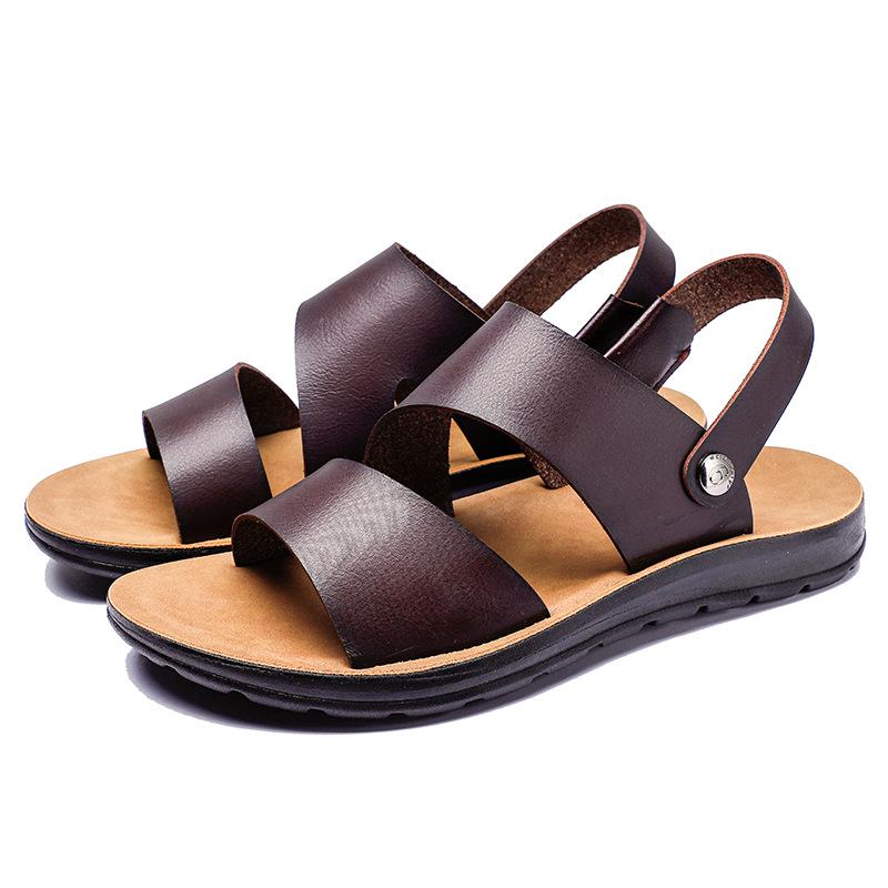 

Summer Men s Casual Outdoor Beach Sandals 39 темно-коричневого кольору