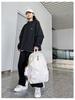 Unisex High-Capacity Solid Color Travel & School Backpack