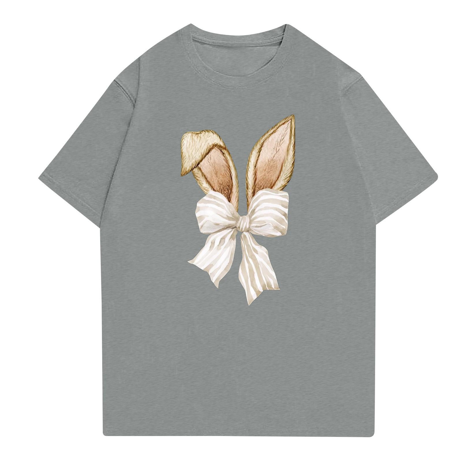 

Женская повседневная футболка с круглым вырезом и короткими рукавами с принтом XL