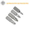 1 Inch PH0 PH1 PH2 PH3 Phillips Screwdriver Bit Set S2 Steel 1/4 Inch 6.35mm Hex Shank Electric Screwdriver Bits For Power Tools