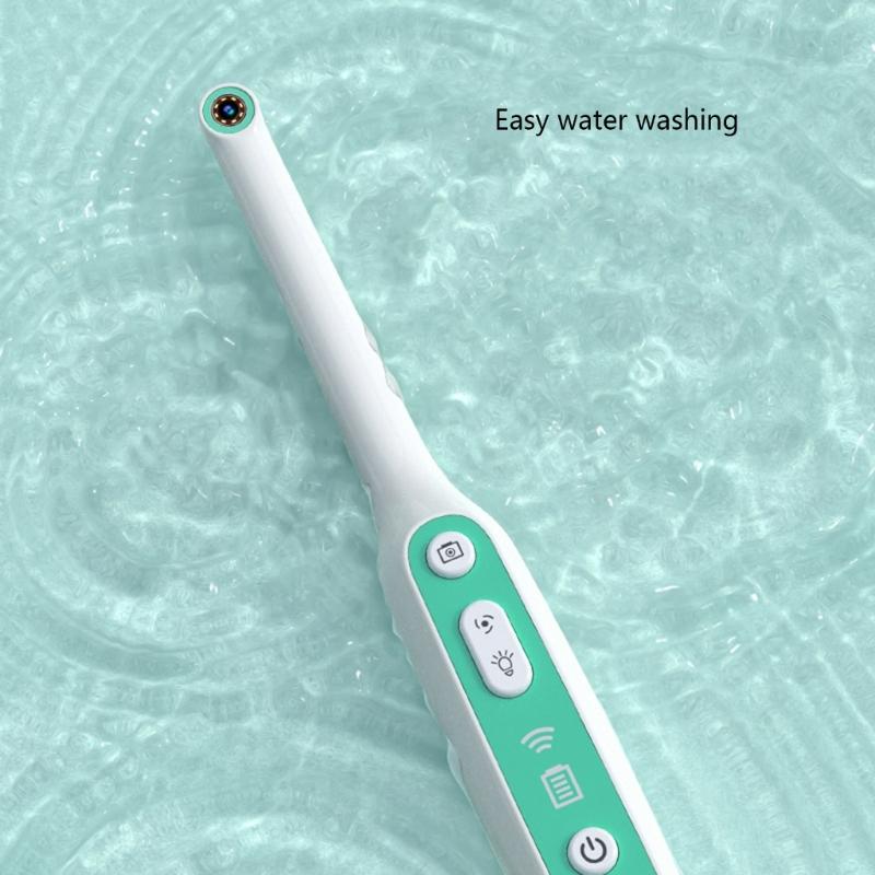 Orals Examination Camera Waterproof WiFi Intraoral Camera with LEDs Picture/Video Taking Rechargeable Intraoral Cameras