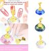 6pcs Tips Stand Holder Alloy Art Rhinestone Display Tip Holder Salon DIY Practice Manicure Tool