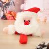 With Clap Circle Snowman Bracelet Plush Toy Santa Claus Christmas Doll Bracelet  Kids Toys Present