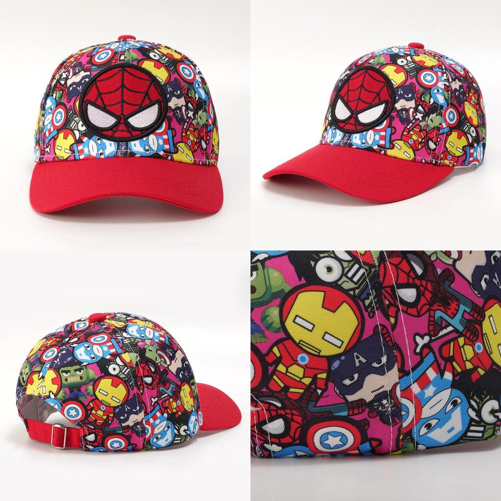 Spider Man Childrens Embroidered Baseball Cap With Sun Protection And Breathable Cotton For Spring Autumn Seasons