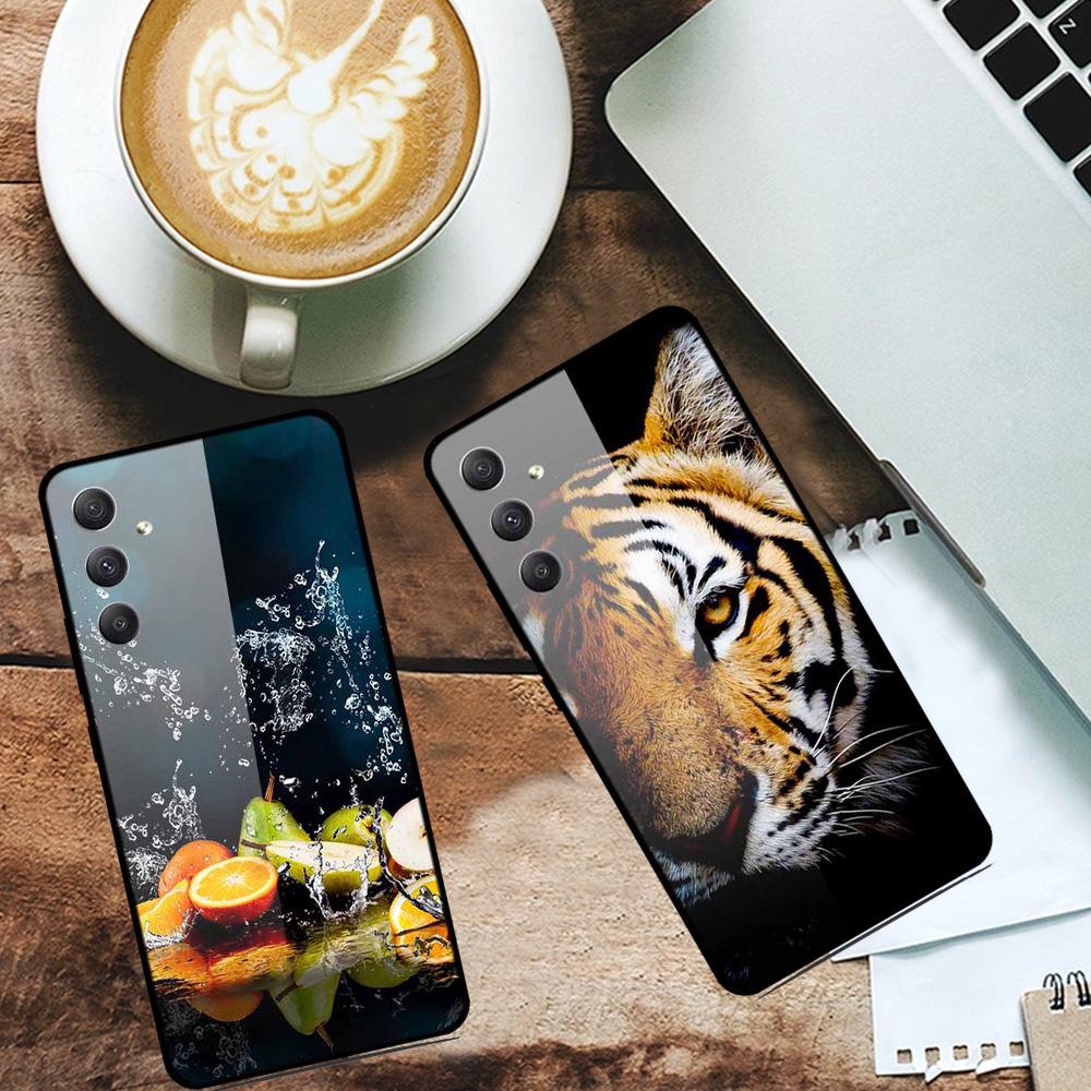 Starry Sky Tempered Glass Phone Case for Samsung A35 5G - Men's & Women's Models