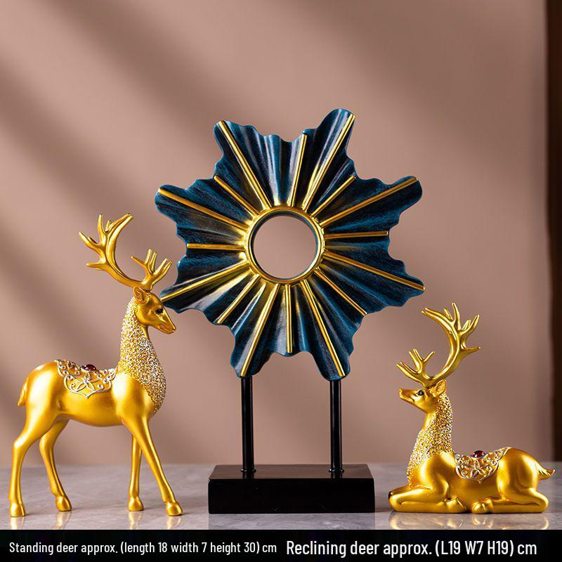 Creative Deer Ornament for Home Decor - Perfect for Living Room, Wine Cabinet, TV Stand, or Entryway Display
