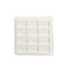 Shimingke 12-Grid Ceramic Palette with Lid - Easy To Clean for Oil and Watercolor Painting