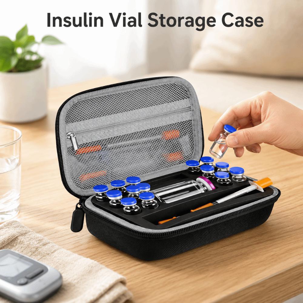 Waterproof Insulin Vial Storage Case Dust-proof Insulin Organizer Insulin Vial Protector  Diabetics