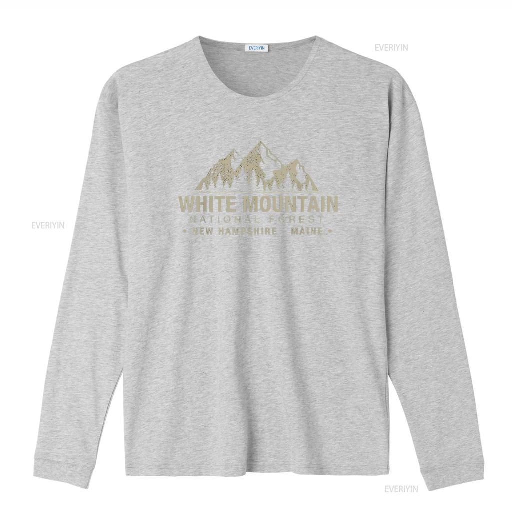White Mountain National Forest New Hampshire Maine T Shirt vintage Washed Unisex Stylish Top For Everyday Wear homme Casual