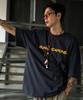 BURNING CAPONE Bc Authentic Naming Short Sleeve T-Shirt (Navy)