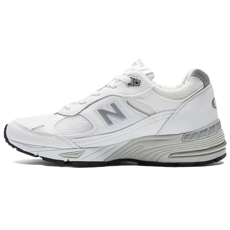 

New Balance Белые серебристые женские кроссовки 991 Made in England W991WHI
