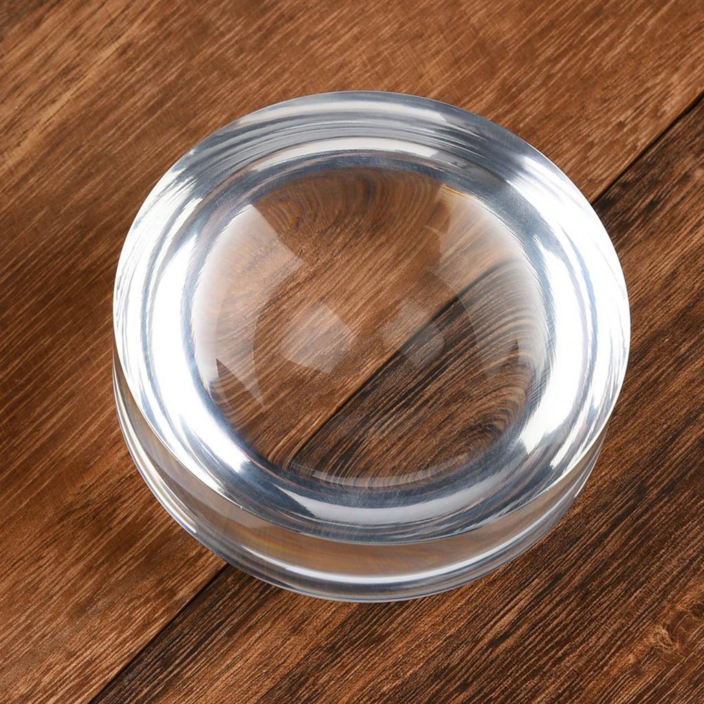 6X Optical Magnifier Dome Portable Paper Reading Acrylic Magnifier Dome Portable Magnifying Glass <