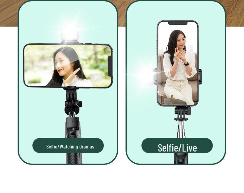 Z8 Bluetooth Selfie Stick & Tripod: Portable, Telescopic, Ideal for Live Broadcasts