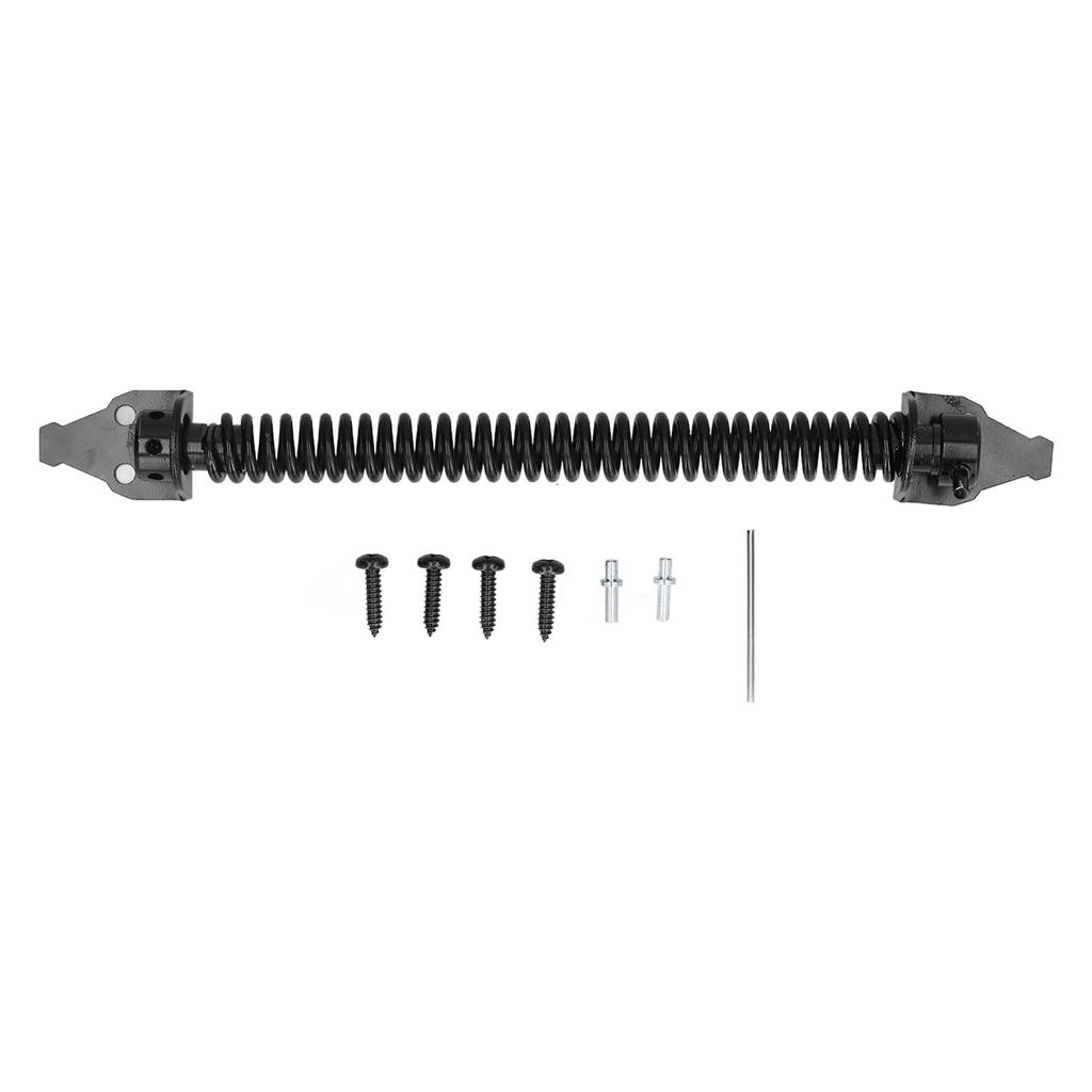 Self Closing Door Spring Set Carbon Steel Adjustable Gate Spring Hardware for Home Agricultural Fence
