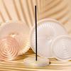 Crystal Epoxy Mold Incense Stick Holder Resin Molds Round Jewelry Tray Mold