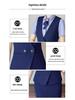Women's Professional Autumn Three-Piece Suit: Vest, Jewelry, and Beautician/Hotel Reception Uniform