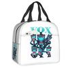 Benutzerdefinierte Hazbins Anime Animation Hotel Angel Dust Isolierte Lunchtasche Arbeit Schule Wiederverwendbare Thermos-Kühlbox Lunchbox Damen Kinder