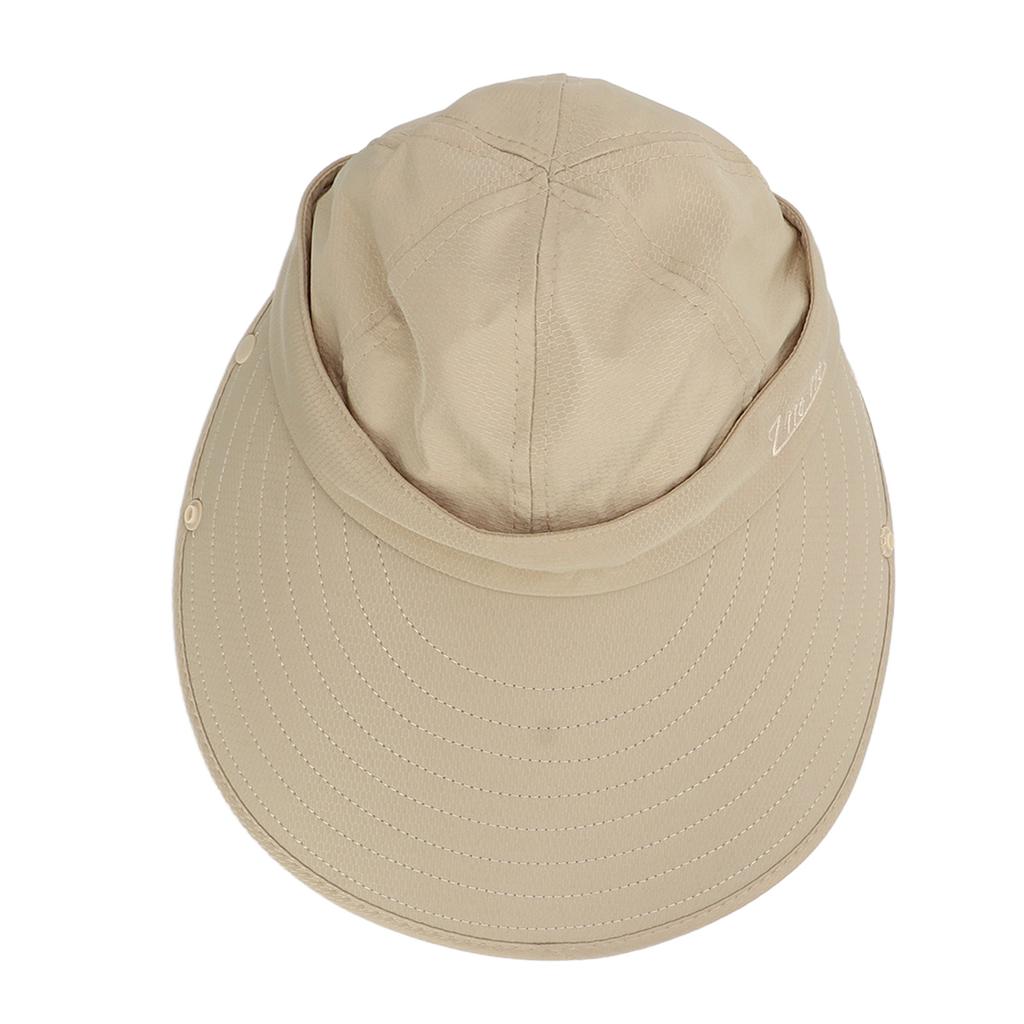 Outdoor Cycling Sun Hat Large Face Sunscreen Cover UV Fishing Hat Set