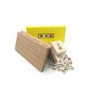 Wooden shogi set with Yamagata Tendo boxwood carved pieces, Shinkei No. 7 folding shogi board, and the most popular high-quality shogi pieces.