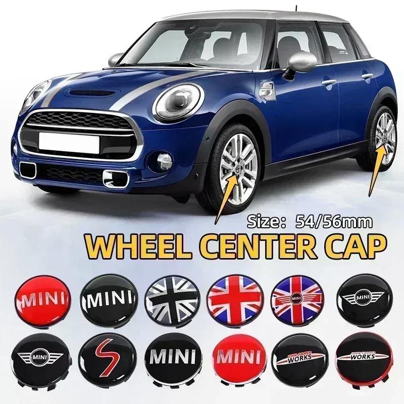 4Pcs 54mm 56mm Car Wheel Center Hub Cap Rim Cover For Bmw Mini Cooper S JCW One R56 R60 R61 F54 F55 F56 F60 Clubman Countryman