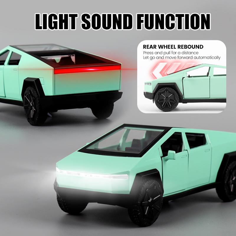 1:32 Legierung Auto Modell Cybertruck Pickup Diecasts Metall Spielzeug Geländefahrzeuge Auto Modell Simulation Sammlung Kinder Geschenke