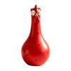 Decorative Long Neck Chicken Vase Resin Figurine Home Office Desk Sculpture Ornament