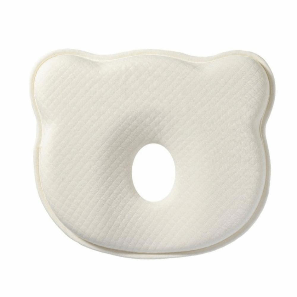 Cute Baby Shaping Pillow Breathable Baby Head Cushion Baby Bear Shaped Headrest Sleep Improvement