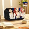 1pc Anime-Themed Double-Layer Flip-Top Pencil Case Suitable for School & Travel - Large Capacity Multifunctional Organizer with 2 Compartments, Portab