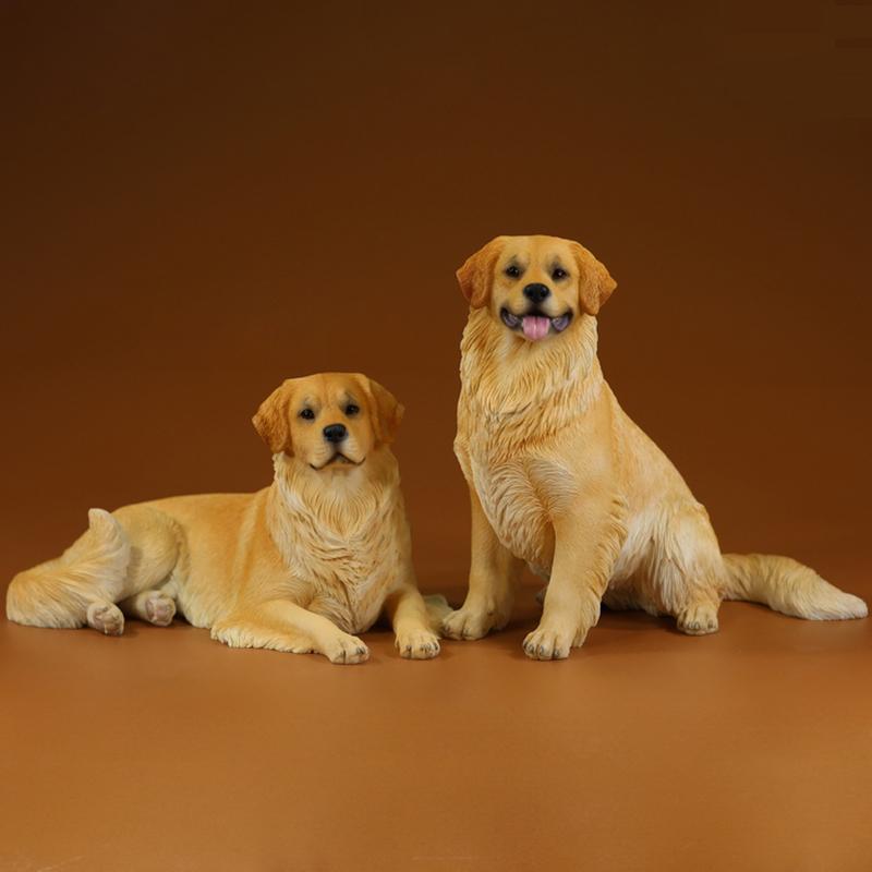 Big Golden Retriever Silicone Mold Pet Dog Cake Decorative Fondant Mould Animal Guardian Dog Plaster Epoxy Resin Mold