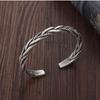  Vintage Retro Cloud Brocade Alloy Electroplated Bracelet Geometric Design for Men
