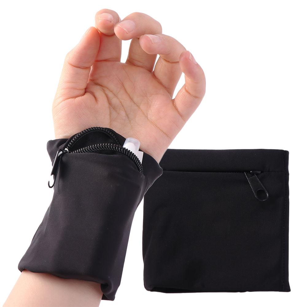 Zipper Closure Running Wrist Bag Lightweight Cycling Wrist Bag Wrist Wrap Fitness Arm Bag Running