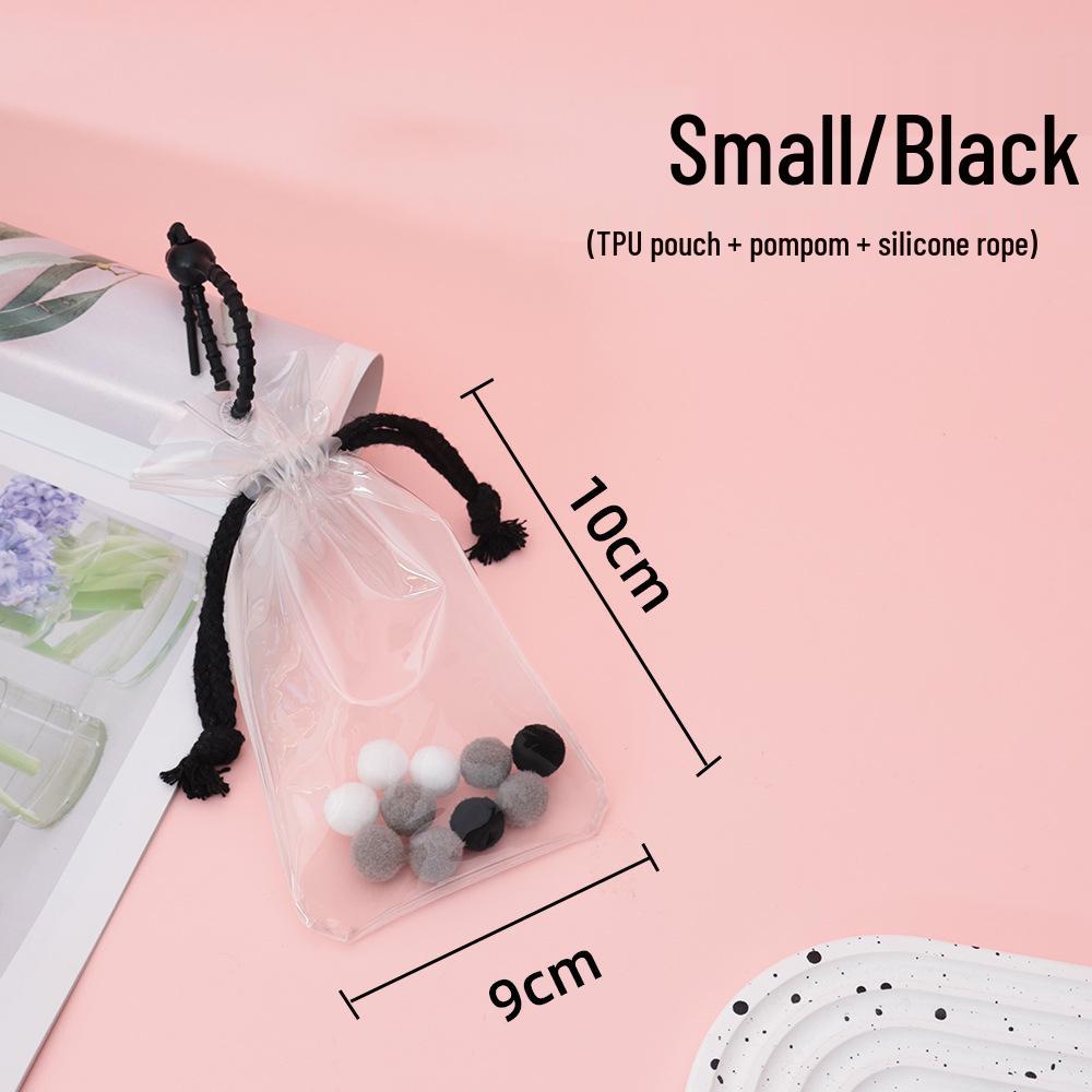 Transparent Drawstring Dustproof Doll Bag 4 Sizes 11cm 17cm 20cm 27cm - Plush Cotton for Outings Hanging 629₽