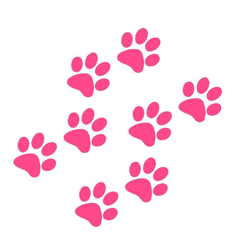Adesivi per Auto con Impronte di Zampe di Animali: Adesivi Zampa di Gatto e Cane per Personalità & Copri Graffi