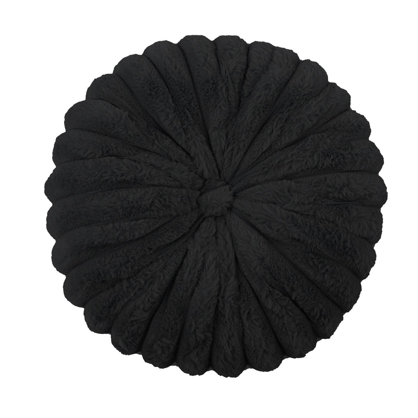 Handmade Tie-Dye Stripe Faux Rabbit Fur Wheel Cushion Pillow 35cm - 530g 1585₽