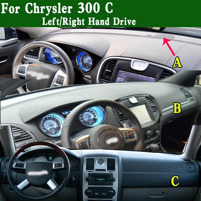 For Chrysler 300 C SRT8 Touring Dashmat Dashboard Cover Trument Panel Sunscreen Protective Pad Dash Mat Ornament