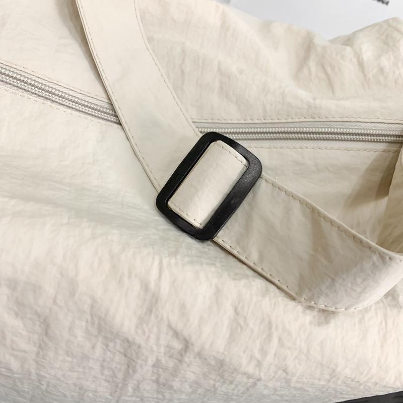 Geantă de nailon Geanta de damă, de culoare solidă, de umăr