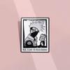 Contemporary Character Anime Pins Elegant Black And White Brooches For Trendy Outfits