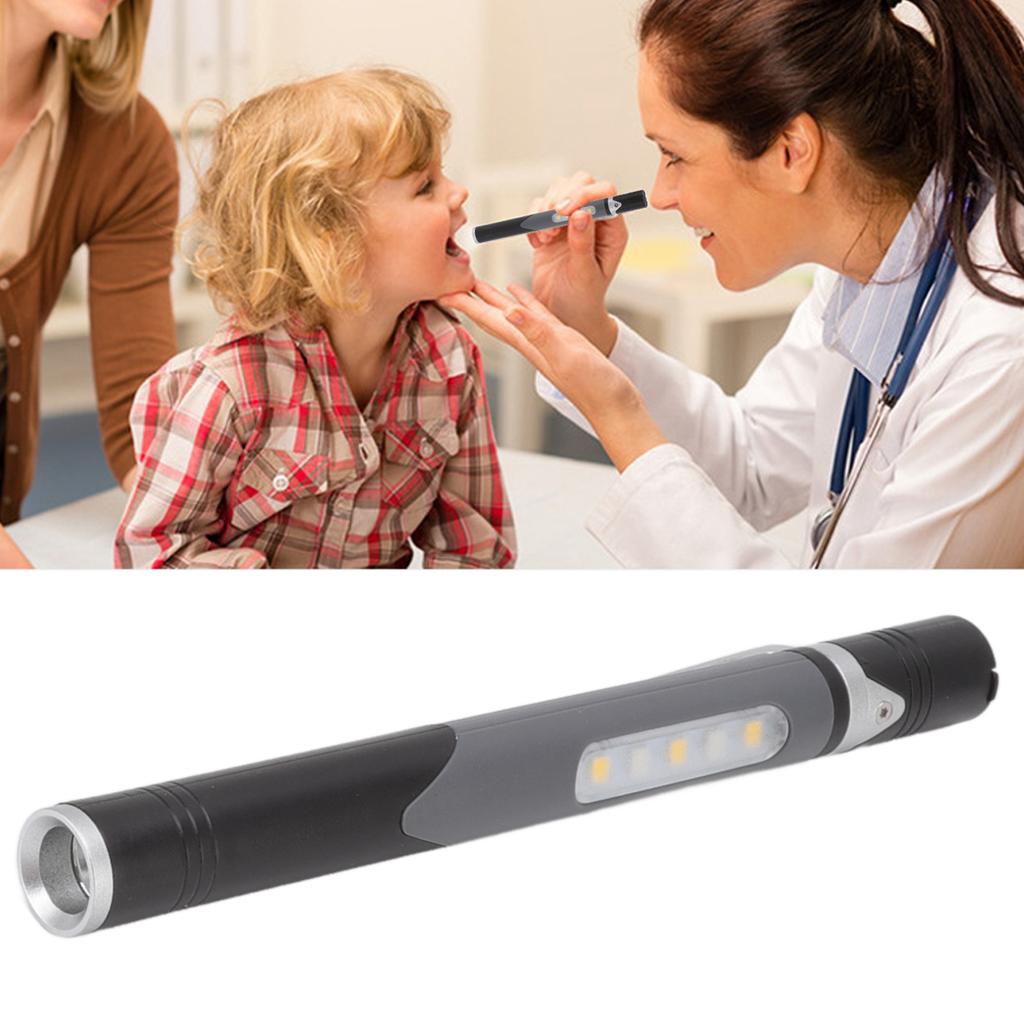 Pen Flashlight USB   3 Light Sources LED Chip Clip Design Widely Used Pen Light Flashlight for Repair Hospital