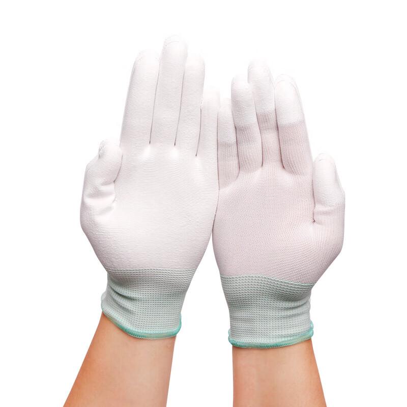 JINGRUIXIANG Anti-static PU Coated Finger Work Gloves