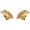 CHANEL Good condition 95A Round Coco Lattice Earring goldUsed