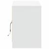 Vidaxl TV Cabinet with LED, White, 100X34X50 Cm, Wood-Based Material