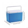Insulated Cooler Box EPS Insulation Hard PP Liner for Camping, Car Travel