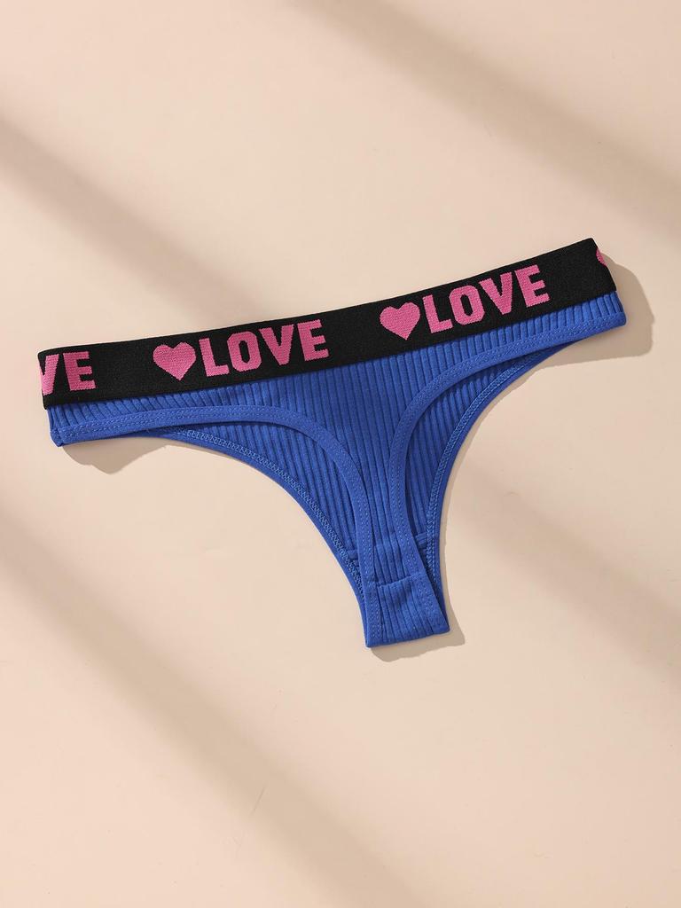 7Pcs/Set Women Thongs Sexy Underwear Low Waist Panties Sport Girls Briefs Cotton G-String Breathable XS-L Panty Female Lingerie