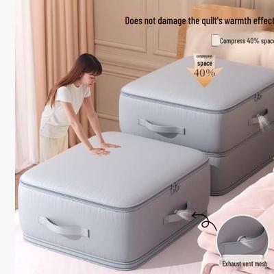 Borsa organizer a compressione per riporre piumini e trapunte