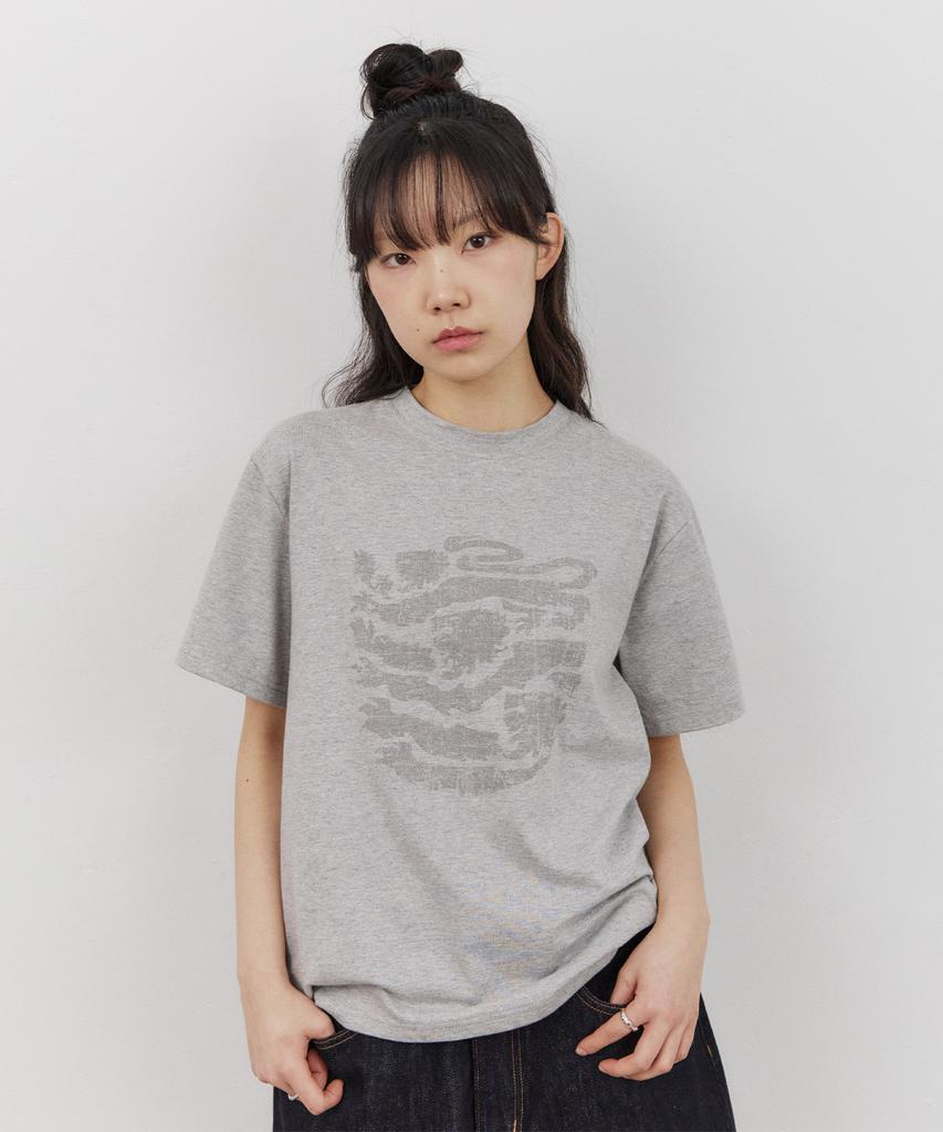 URBANSTOFF Crack Artwork Baby Tee (Melange)