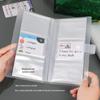 Mini A6 Student Planner Inserts with Transparent Photo Album Pockets, 40 Pages, and Classification Stickers