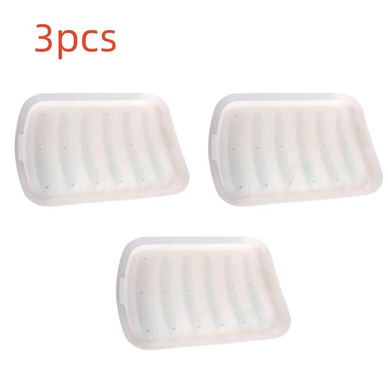 Silicone Sausage Mould  Home Ham Hot Dog Making Tray Household Cake Baking Molds with Lid Kit Tools
